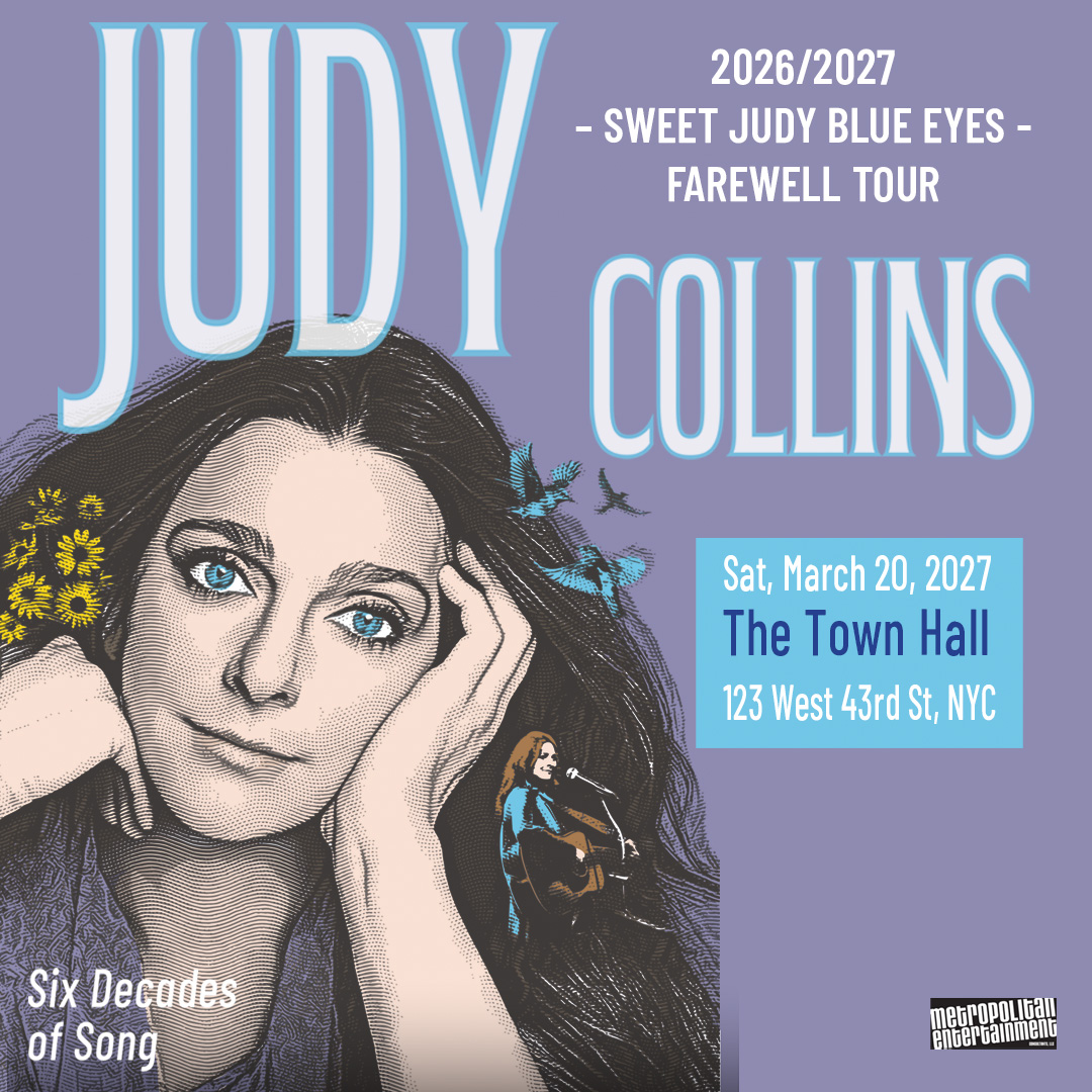 Judy Collins 2026–2027 live concert poster